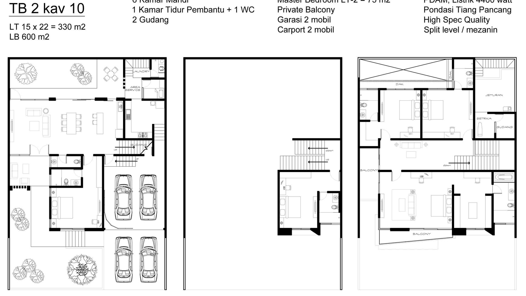 Rumah Baru Gress di Citraland Raffles Garden Surabaya, Minimalis, Lingkungan Elite, Design Mewah