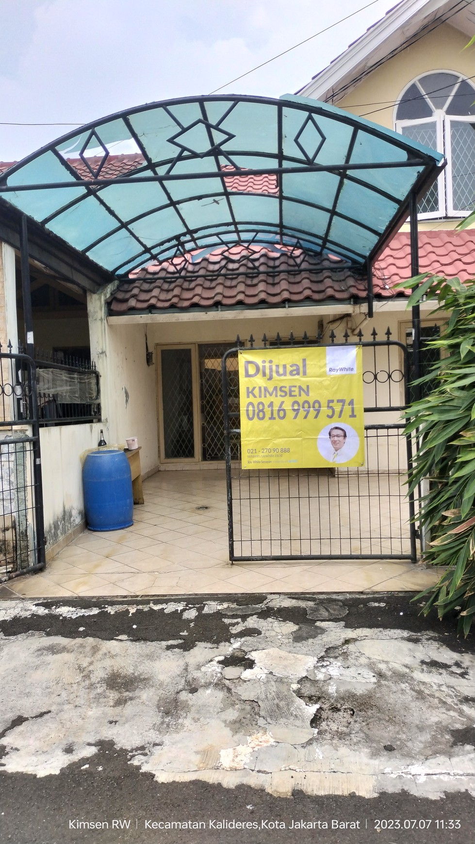 Dijual rumah Semanan Indah hitung tanah