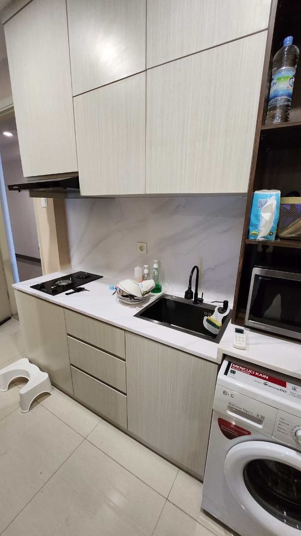 Apartemen Benson 2 BR Renov Jadi 1 BR JUMBO Full Furnished Modern Mewah Akses Pakuwon Mall