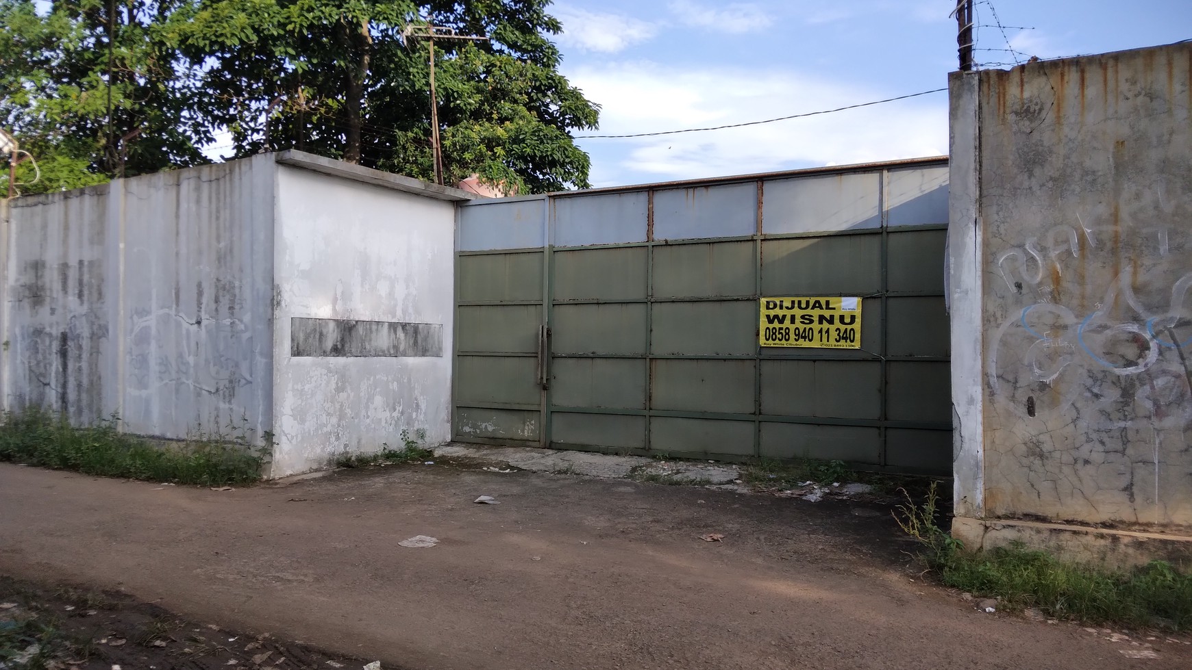 tanah cocok untuk pergudangan di ciangsana gunung putri harga nego