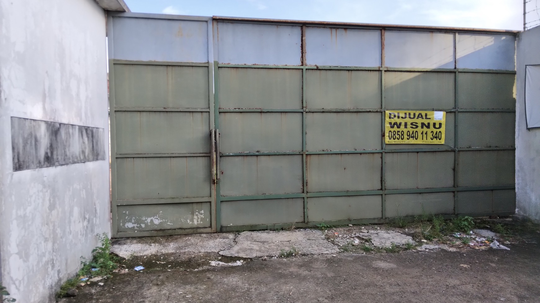 tanah cocok untuk pergudangan di ciangsana gunung putri harga nego