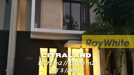 Rumah Cantik Furnished North West Citraland Dekat Bukit Palma