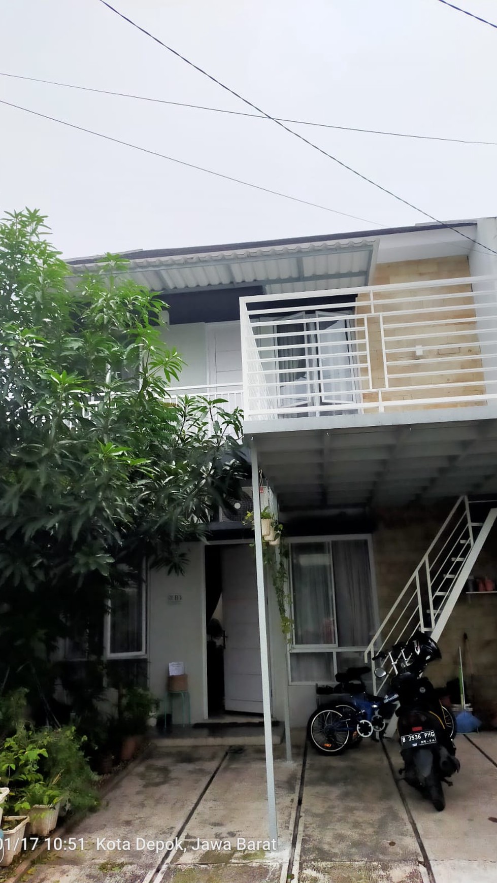 Rumah dalam Cluster Griya Lembanyung di Kelapa Dua Depok.