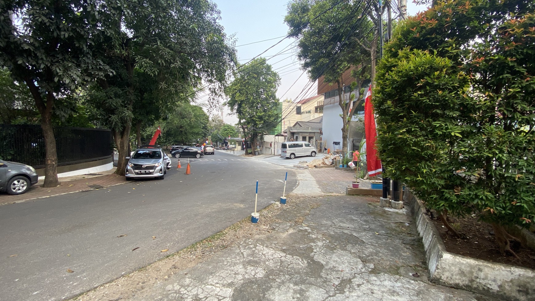 Rumah hitung tanah di kawasan Senopati, Jakarta Selatan