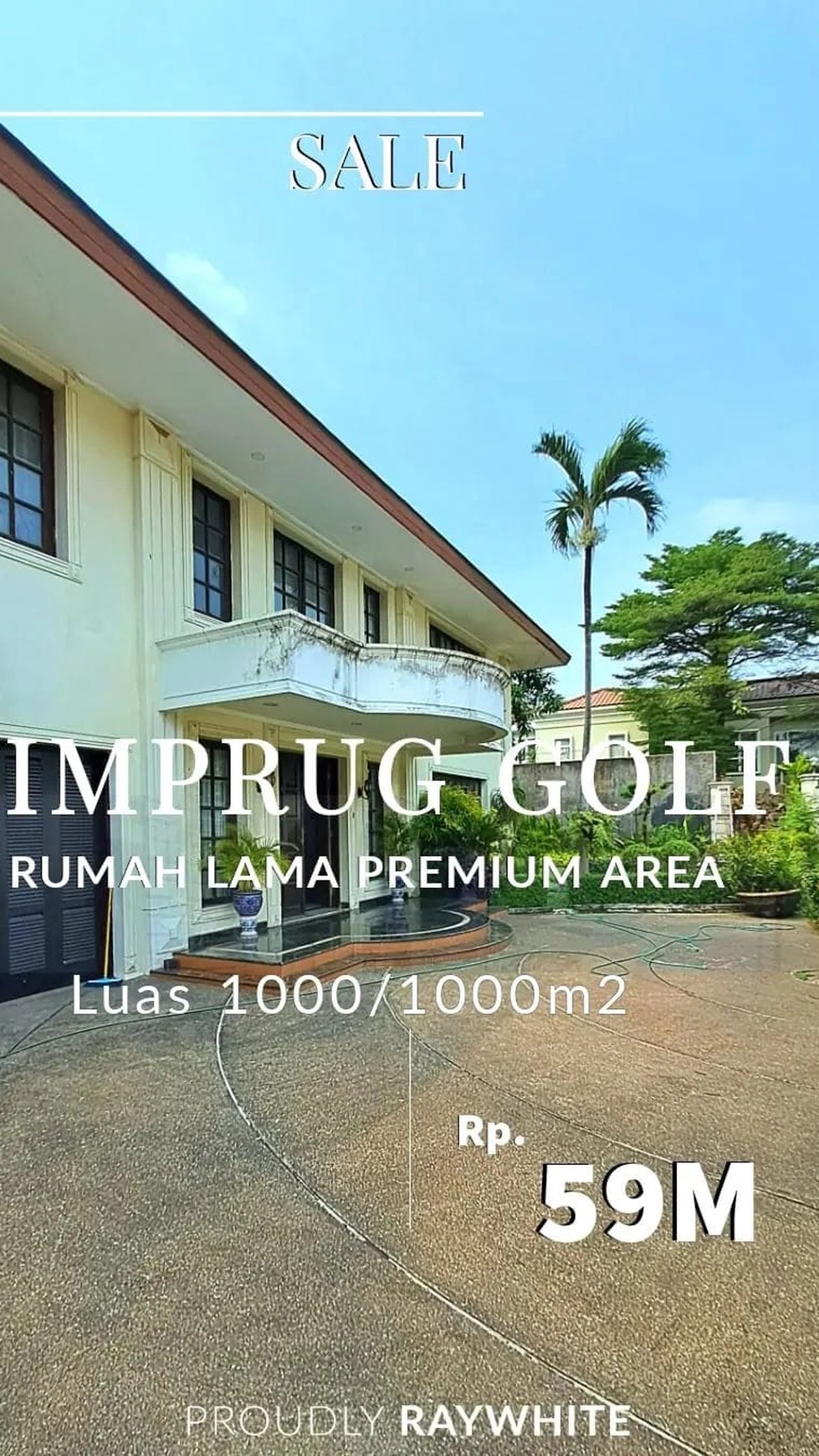 Rumah Siap Huni Lingkungan Elit Area Simprug Golf