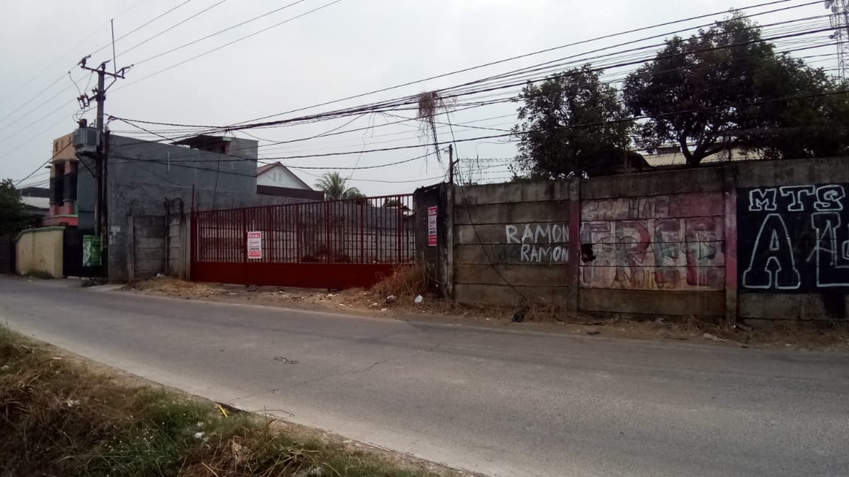 Kavling  jalan raya Tapos, 100 m dari exit tol Cimanggis Tapos Depok