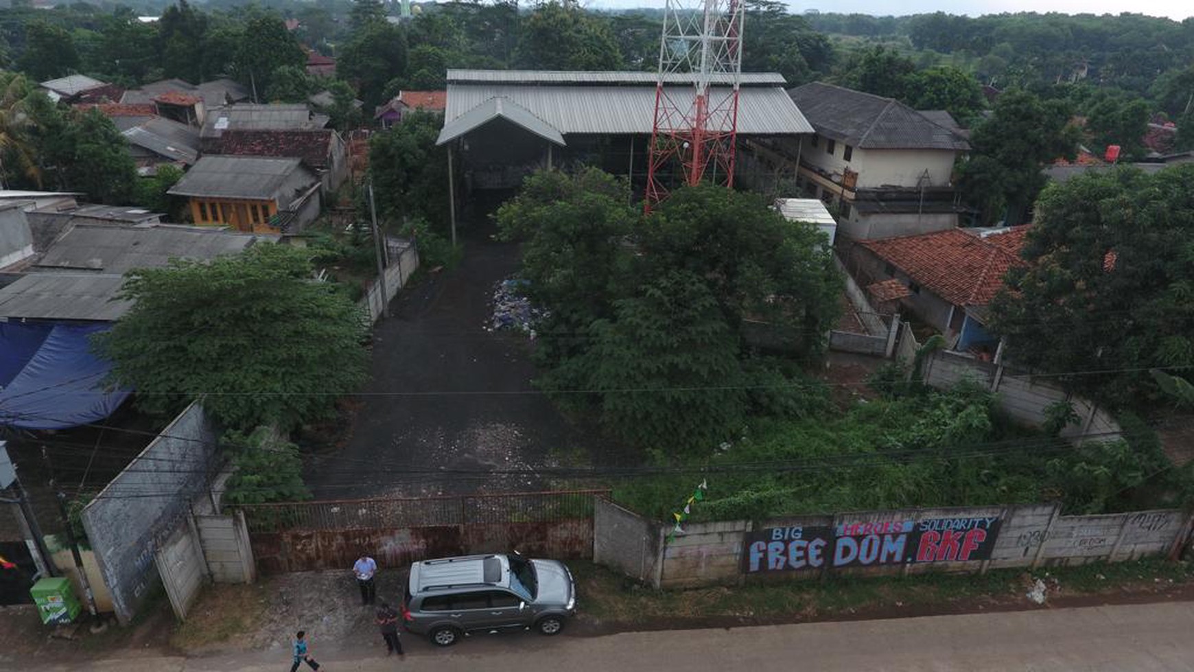 Kavling  jalan raya Tapos, 100 m dari exit tol Cimanggis Tapos Depok