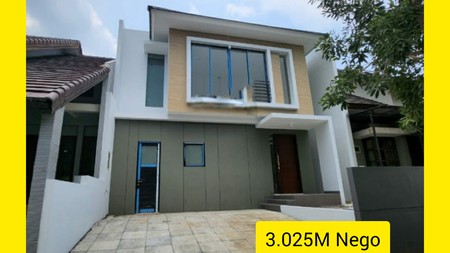 Dijual Rumah Baru Gress Citraland Utama Bonus Taman Belakang Surabaya Barat