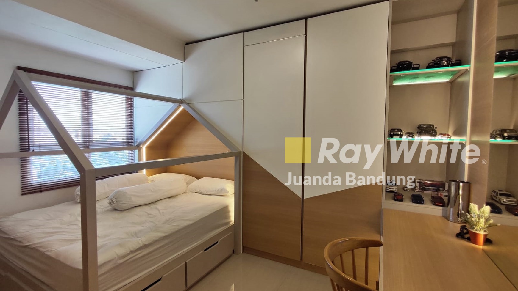 The Best ! Apartement Gabung 2 kamar Gateway Pasteur Dengan Interior Design Baru dan View Gunung 