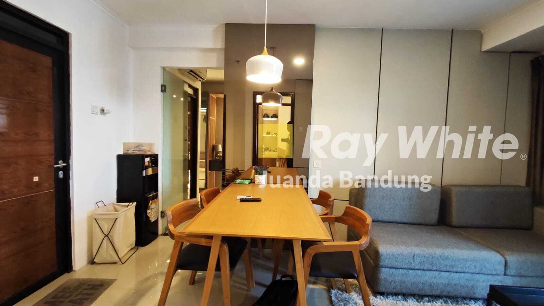 The Best ! Apartement Gabung 2 kamar Gateway Pasteur Dengan Interior Design Baru dan View Gunung 