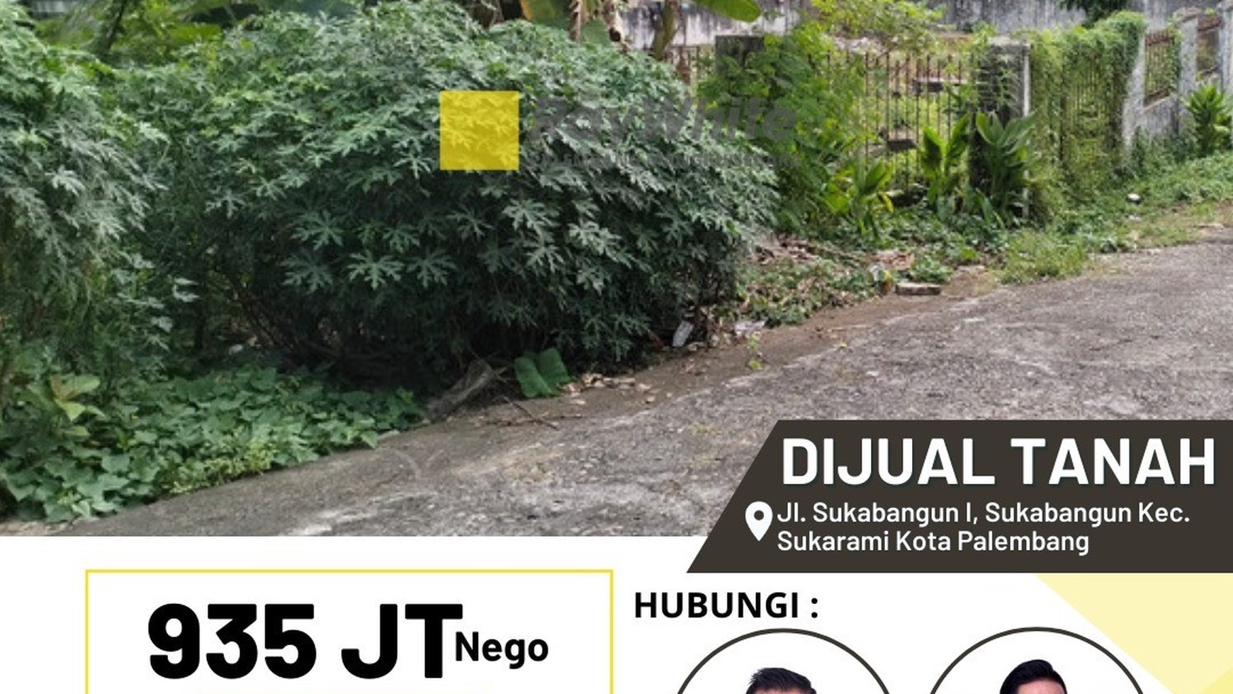 DIJUAL TANAH DI SUKABANGUN 1 PUSAT KOTA PALEMBANG 