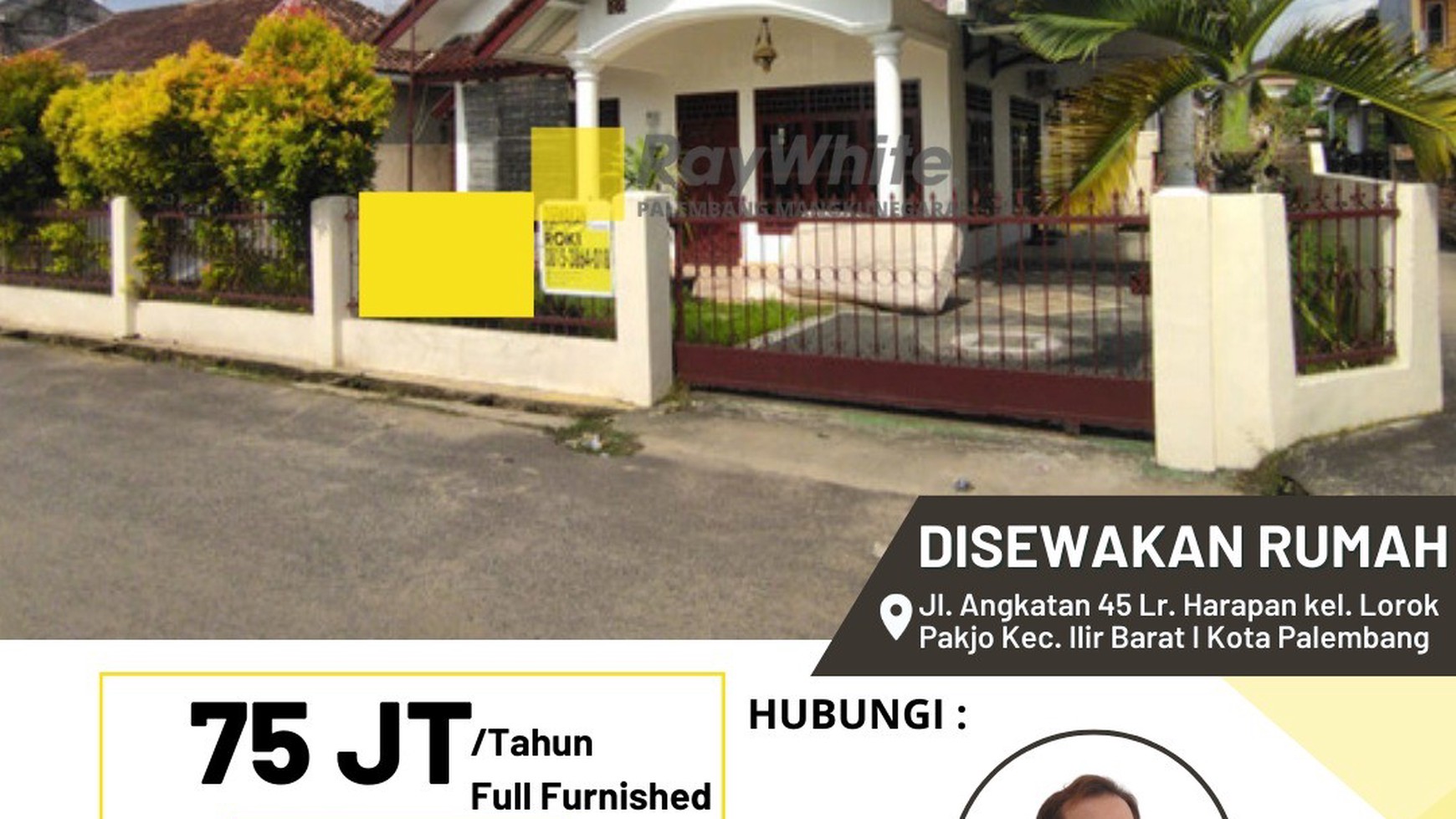 Disewakan Rumah di Palembang (Full Furnished)