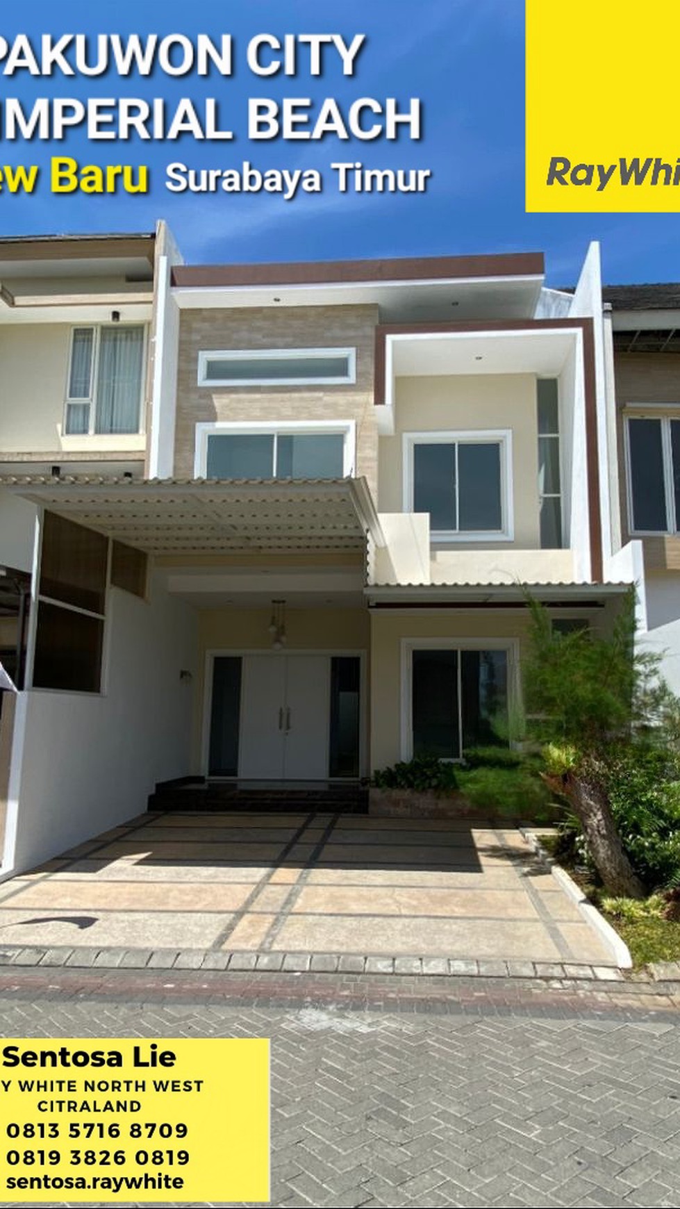 Rumah Pakuwon City Imperial Beach - Baru Mewah 2 Lantai Surabaya Timur dekat East Coast Mall, Galaxy Mall