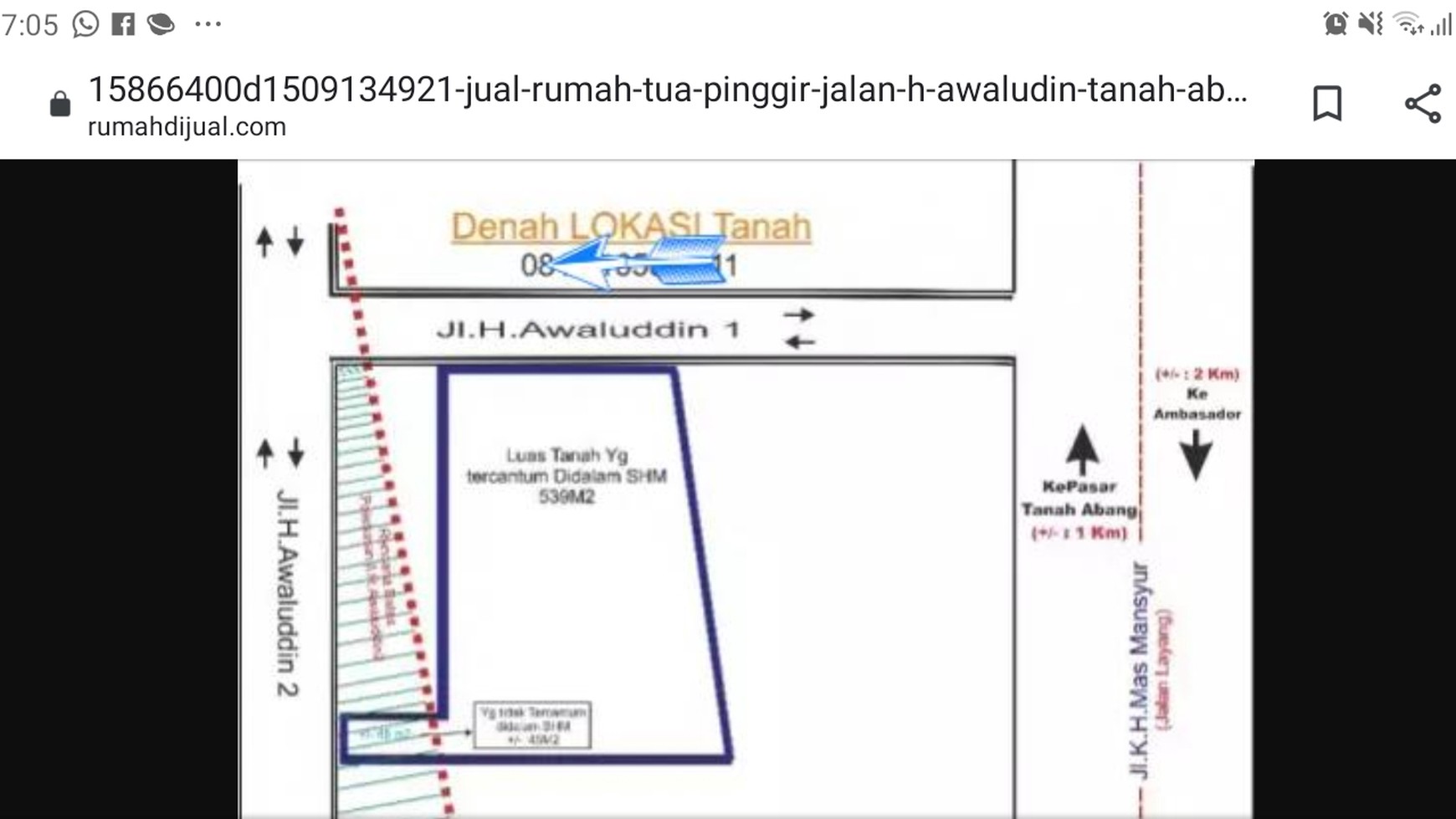 Dijual SEGERA Rumah Bagus Di Kebon Melati, Tanah Abang, DKI Jakarta