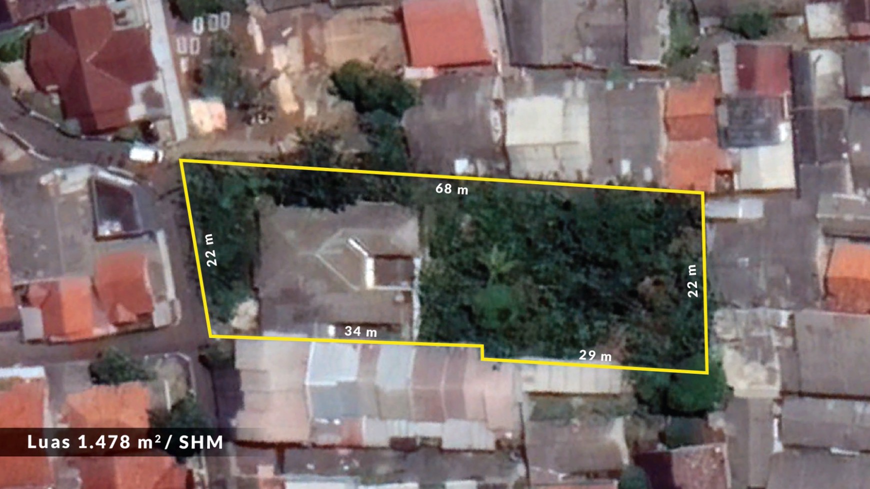 Depok timur sukmajay keadilan tanah luas 1478 cocok untuk cluster