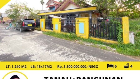 TANAH + BANGUNAN