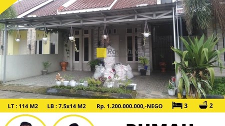 Rumah komplek palem residence