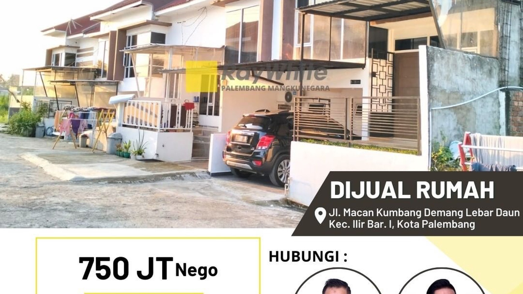 DIJUAL MURAH, RUMAH JALAN MACAN KUMBANG, DEMANG LEBAR DAUN, PALEMBANG