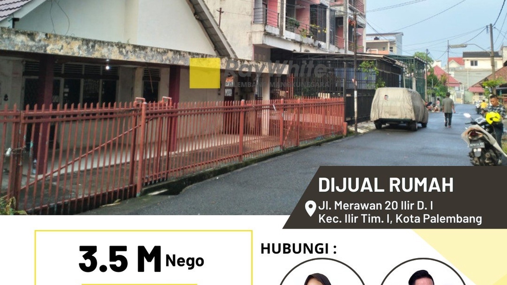 DIJUAL MURAH MERIAH ,RUMAH DIJALAN MERAWAN, KOTA PALEMBANG