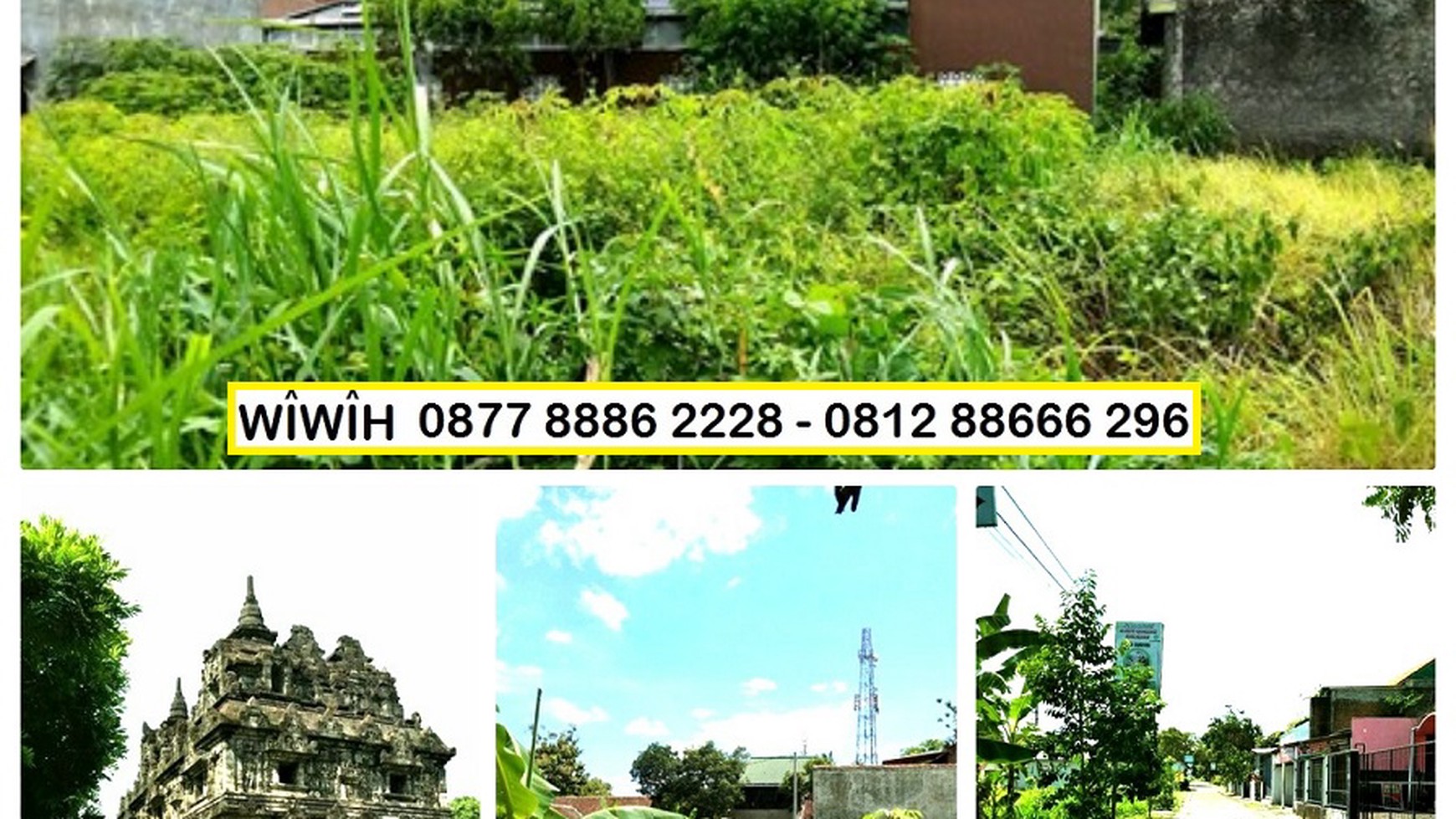 Kavling Candi Sari Luas 1017m, Harga 2,5Jt/m, MURAH!!! Lokasi OK!