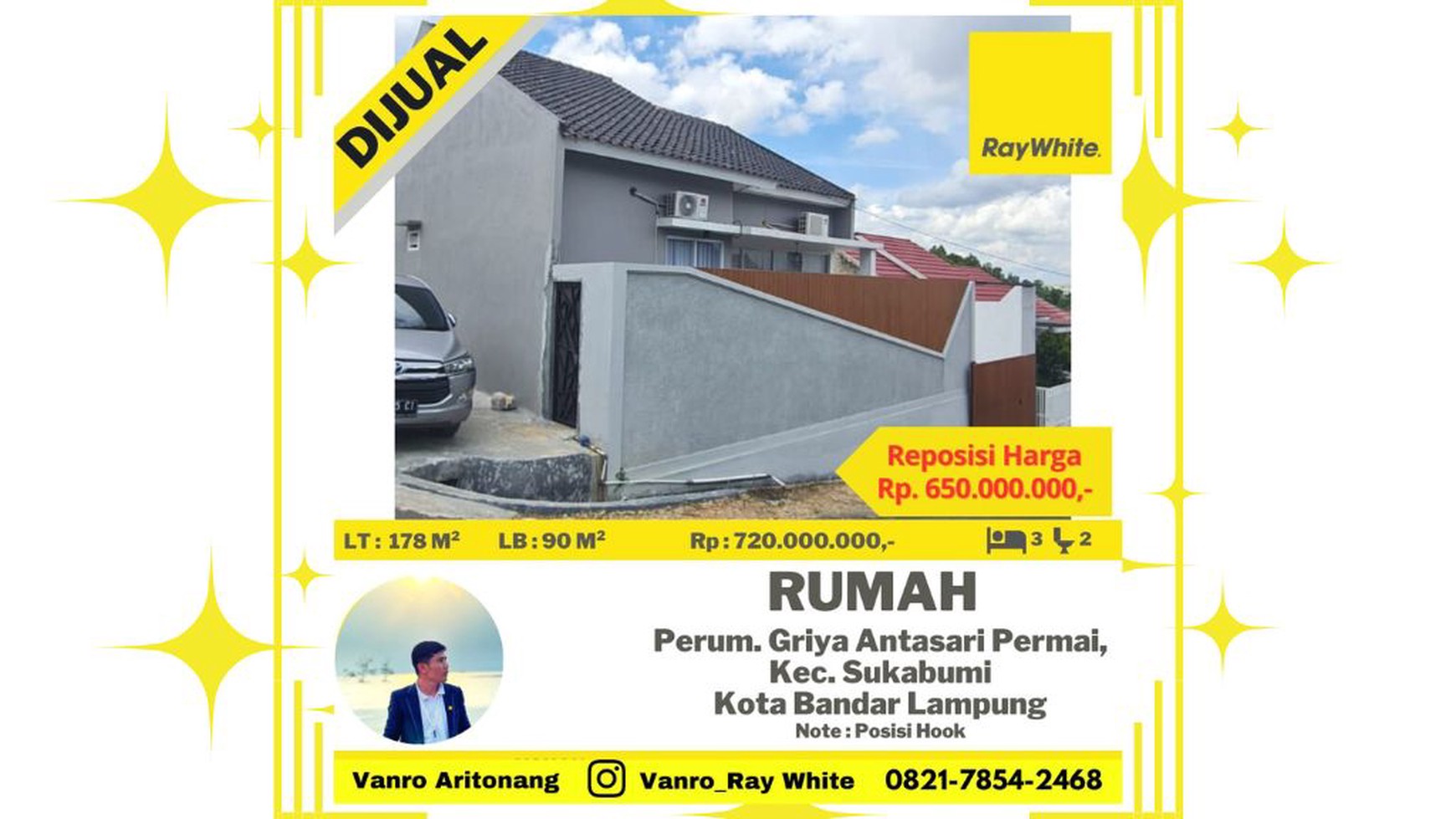 Rumah Murah di Antasari Bandar Lampung