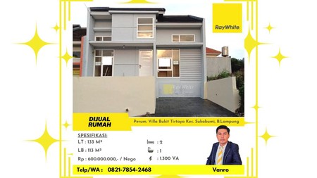 Rumah 2 Lantai di Villa Bukit Tirtayasa 