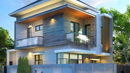 Rumah Baru Manyar Kartika - Hook Modern 2 Lantai SPESIAL Row Jalan 3 Mobil 