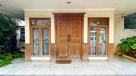 Cilandak Barat Dijual Rumah Besar Harga Hitung Tanah Jl Intan, jalan besar, bebas banjir, Tanah Lebar - Jaksel