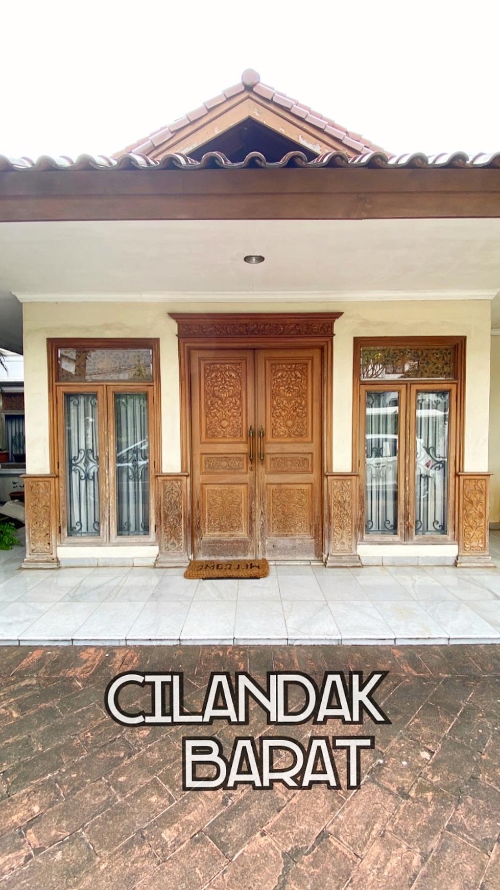 Cilandak Barat Dijual Rumah Besar Harga Hitung Tanah Jl Intan, jalan besar, bebas banjir, Tanah Lebar - Jaksel