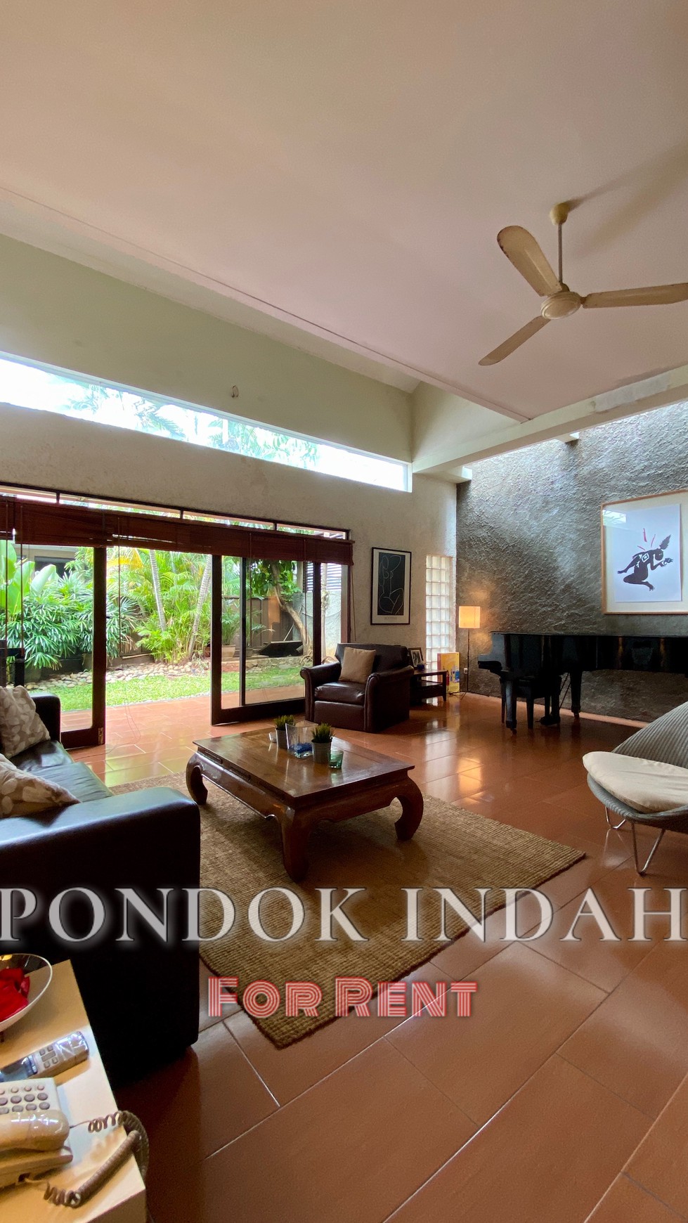 For Rent Nice Tropical House House at Pondok Indah