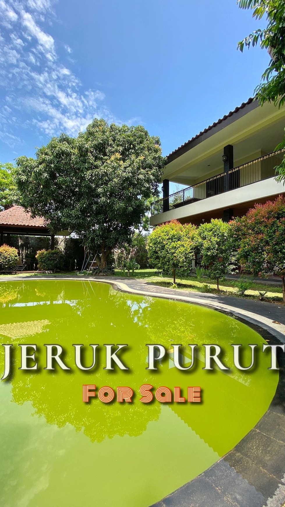 Dijual Rumah Bernuansa Resort at Benda Atas Jeruk Purut. Cilandak