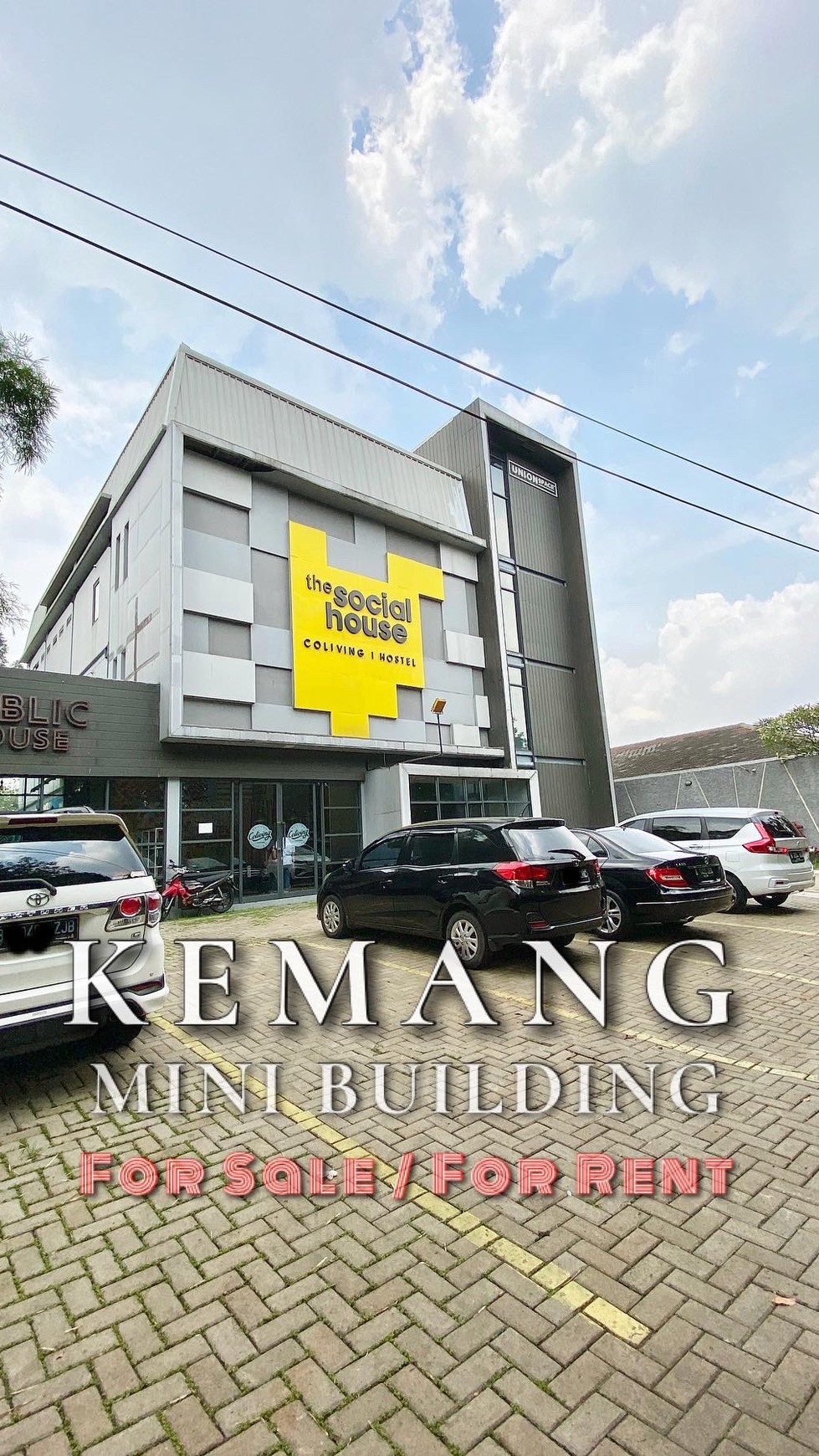 Dijual cepat gedung Hostel, Co Living lokasi Kemang Barat - Jaksel