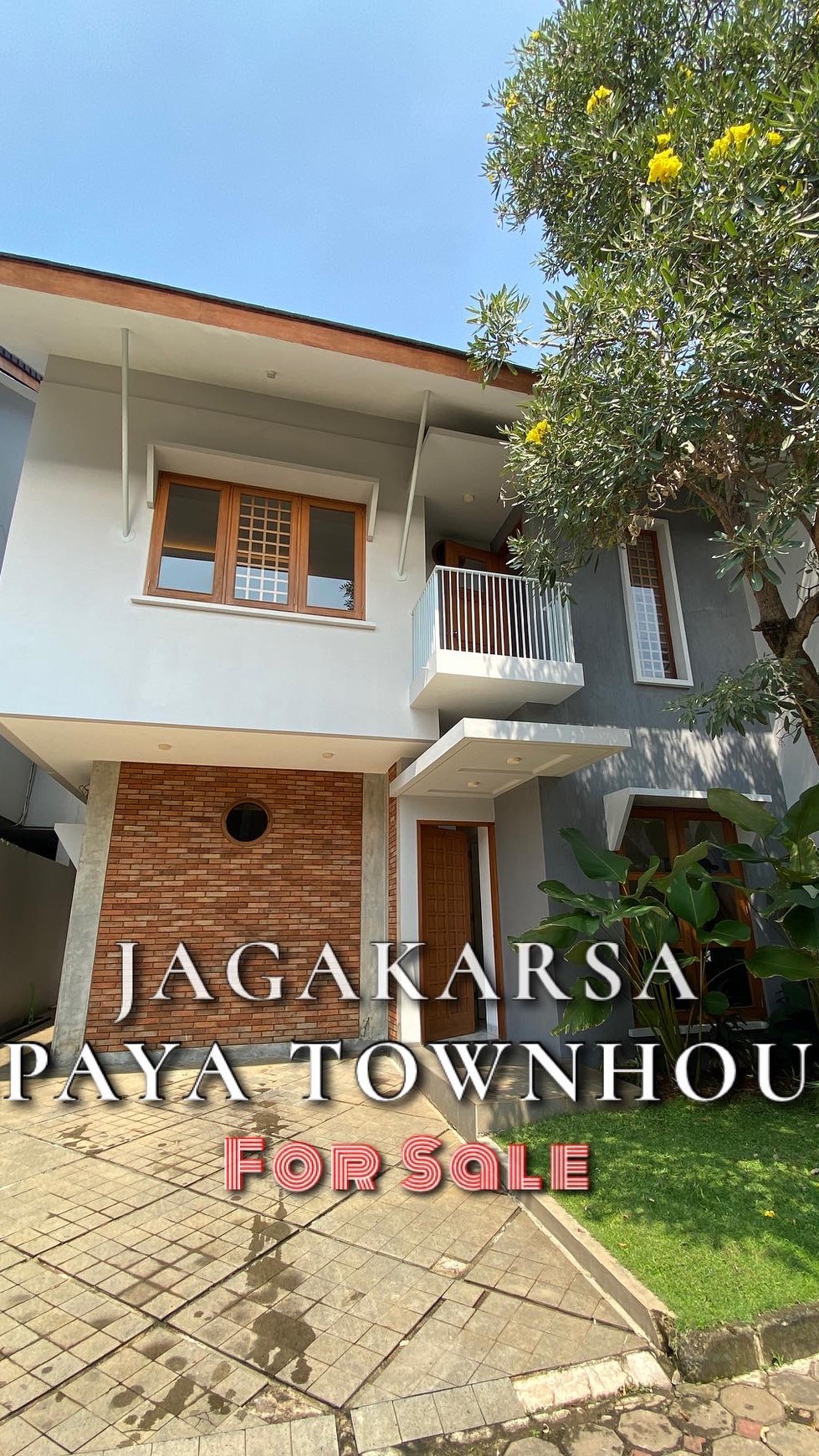 FOR SALE !! Papeaya Jagakarsa Townhouse  Rumah Bergaya Tropical Minimalist