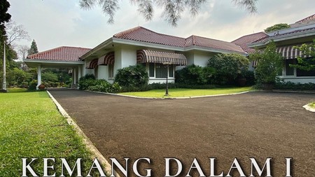 Dijual Rumah Besar Lokasi Elit dan Strategis di Kemang Dalam. Kemang. Jakarta Selatan BEBAS BANJIR