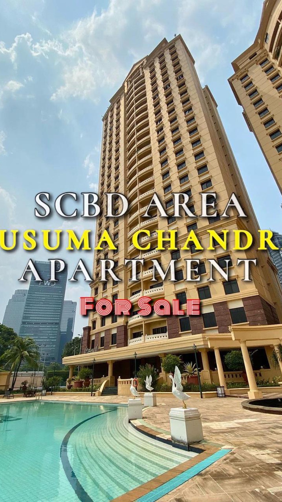 For Sale !!Unit Apartment Kusuma Chandra SCBD - Jaksel