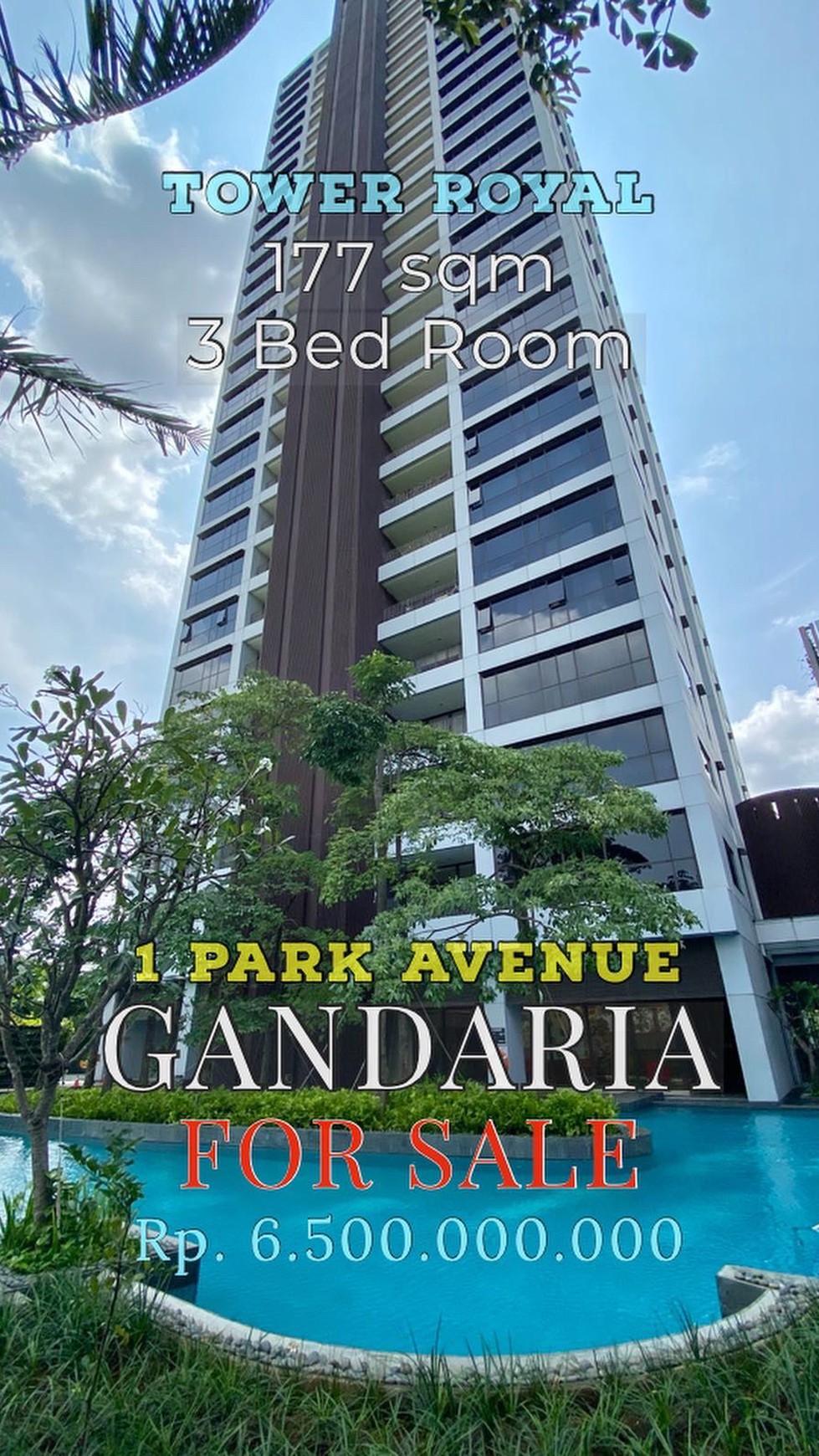 Apartment 1 Park Avenue Fully Furnished - Gandaria - Kebayoran Lama