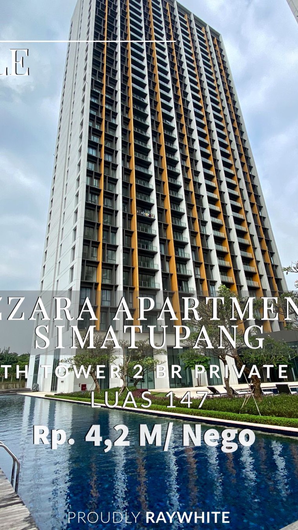 For Sale Izzara Apartment Simatupang 2 BR