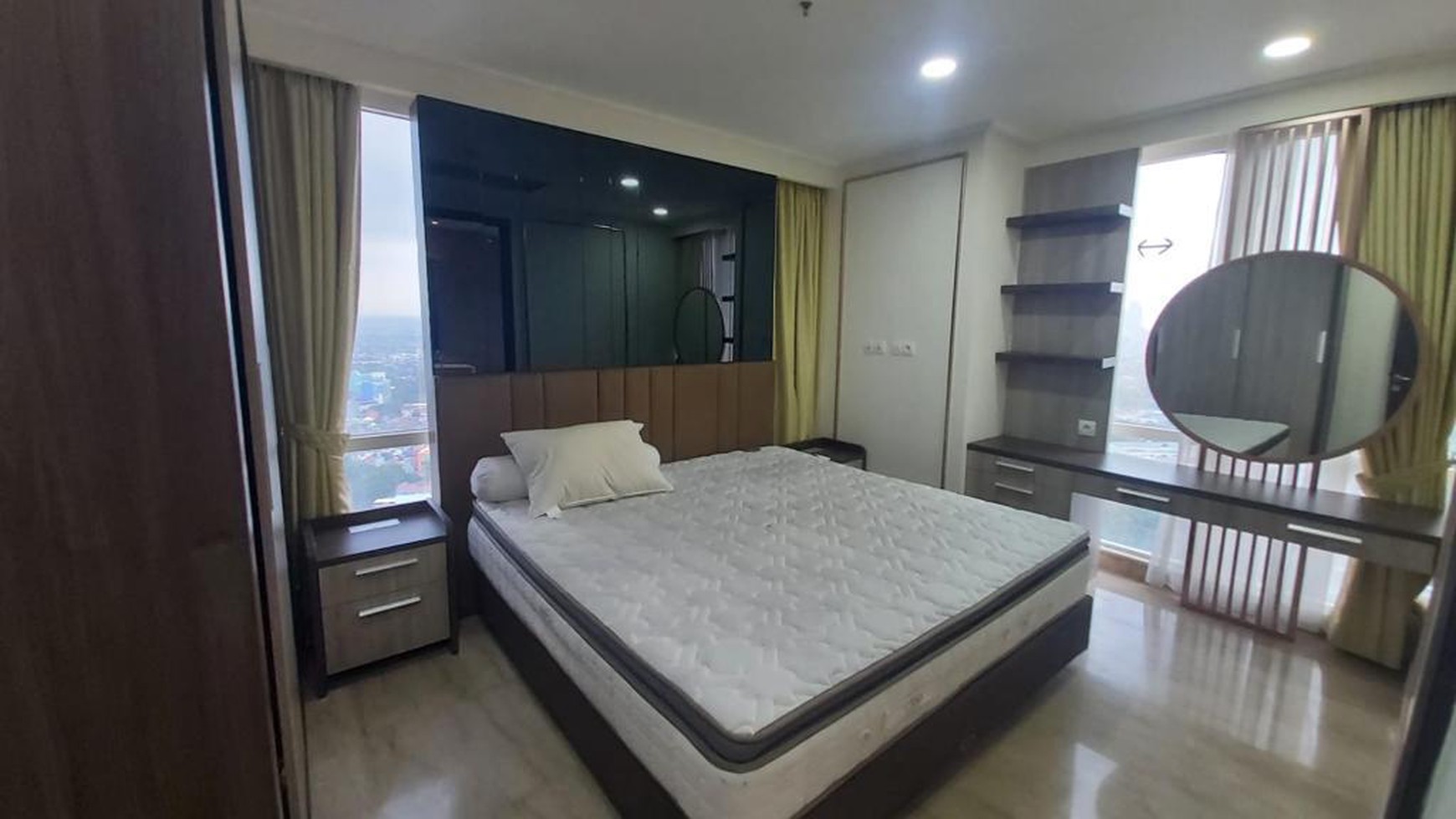 Apartement duan unit jadi  satu,kondisis bagus belm  pernah  dipakai