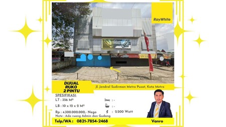 Ruko 2 Pintu Gandeng 3 Lantai di Pusat Kota Metro
