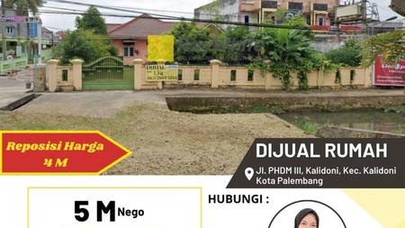 RUMAH JUAL TENGAH KOTA PALEMBANG 