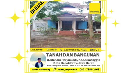 Rumah Luas Tanah 1460m2 di Depok Jawa Barat