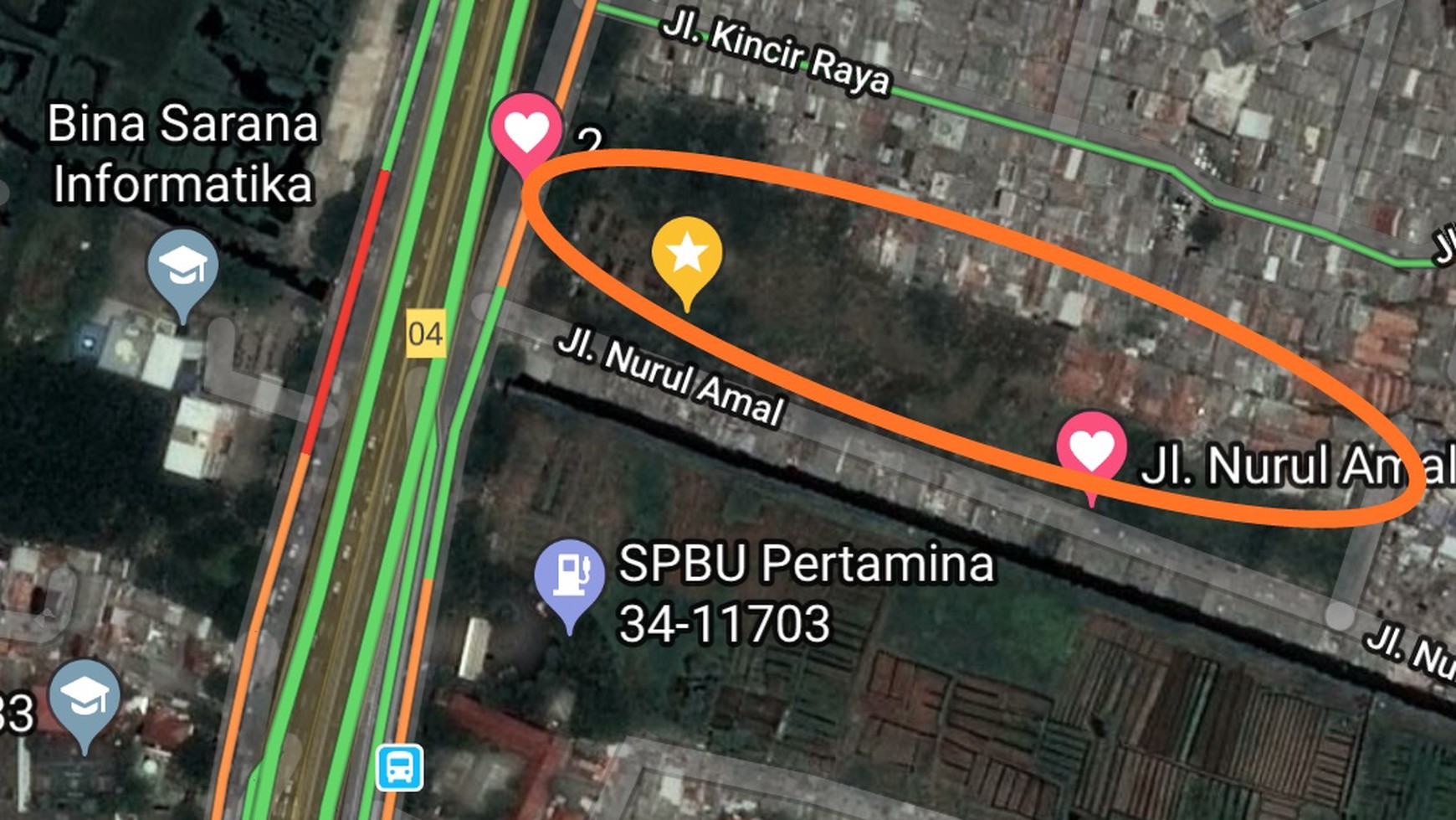 Turun Harga! Kavling Cengkareng di Jl. Lingkar Luar Cengkareng Timur -