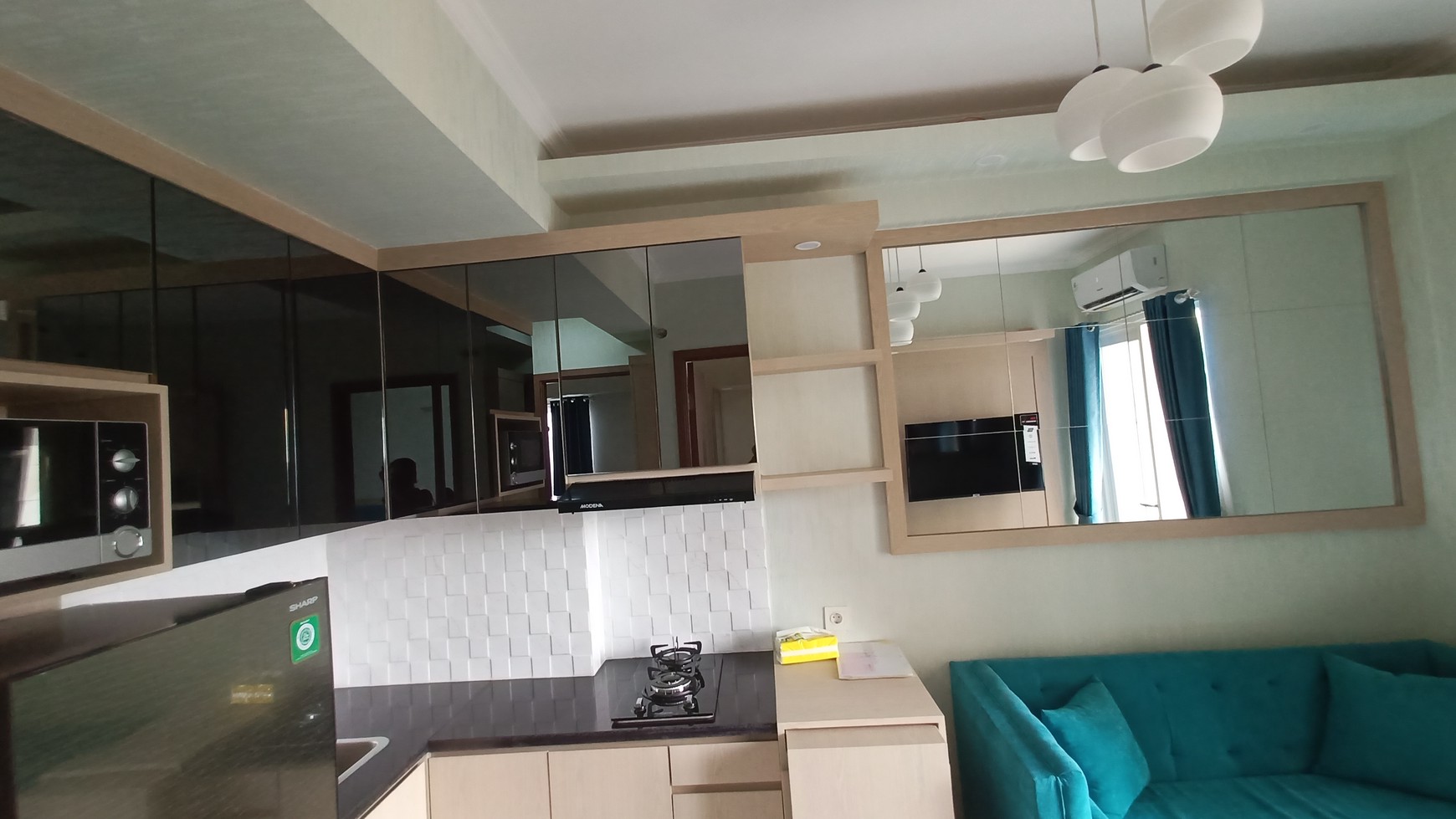 2BR Fully Furnished, Luxury/mewah di Tower Cordia Apartemen Podomoro Golf View