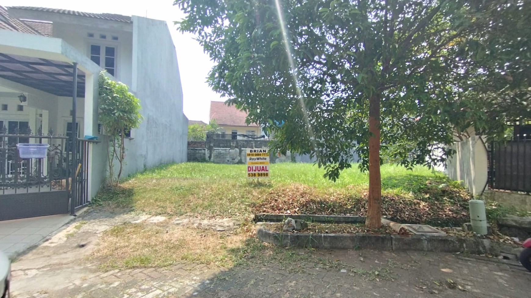 dijual kavling langka bsd city, taman giri loka 2 serpong tangerang selatan banten. lokasi strategis, area premium, jual harga BU.