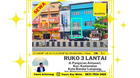 Ruko 3 Lantai di Kawasan Ramai Jalan Antasari 