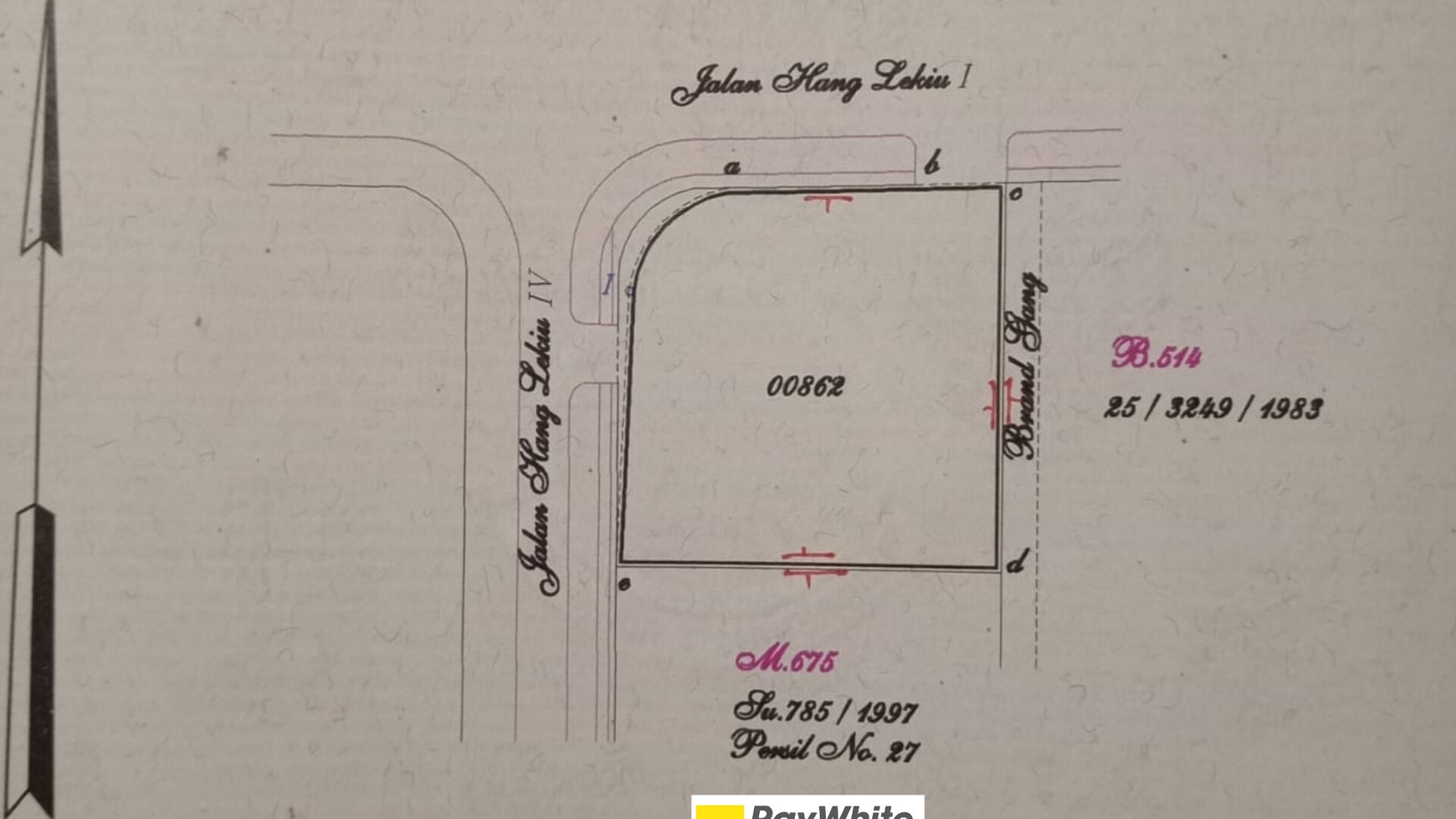 Rumah di Hang Lekiu, Kebayoran Baru, Dekat SCBD dan Senayan