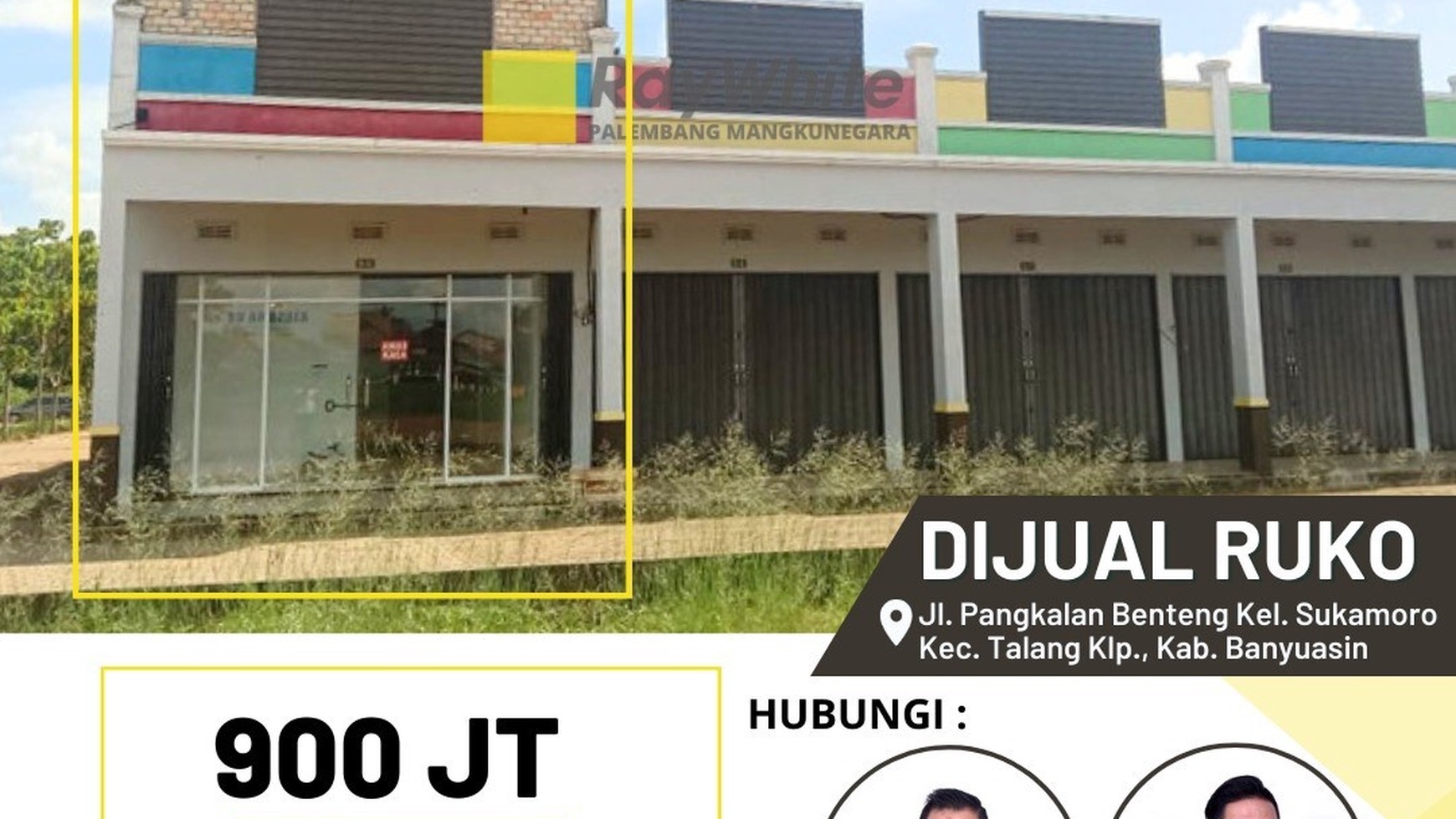 DIJUAL RUKO DEKAT PASAR MEGAASRI ,JL PANGKALAN BENTENG