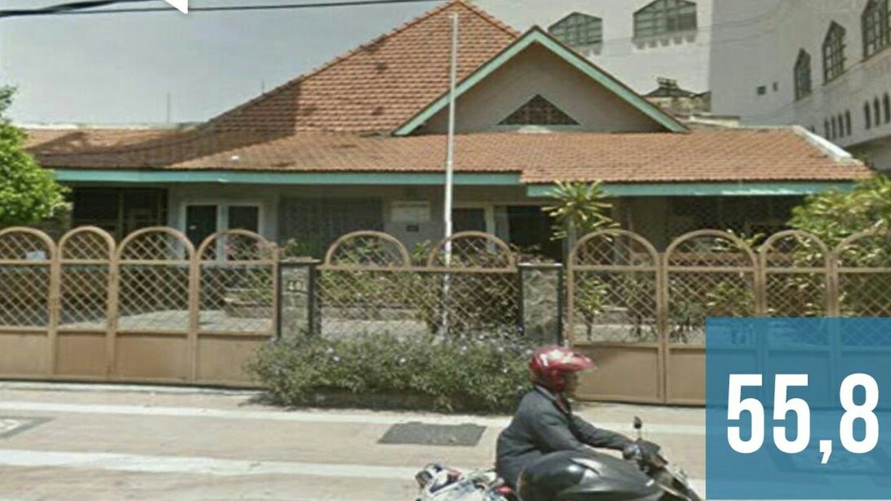 Rumah Pusat Kota Di Raya Darmo, Sangat Baik di Commercial Area luas 797 m2