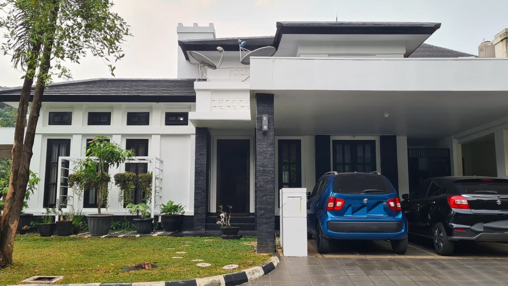 Rumah hoek di Menteng Bintaro sektor 7 TangSel.