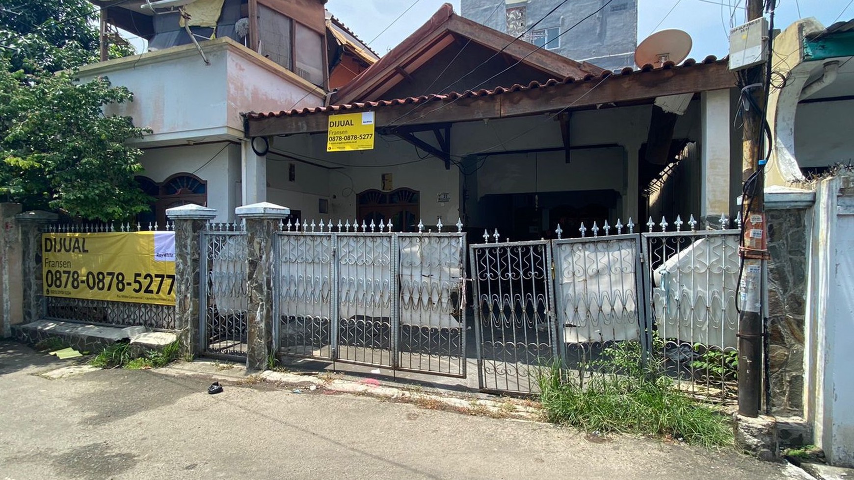 Dijual Rumah 1,5 Lantai di Jl. Semeru Gg. II, Grogol, Jakarta Barat